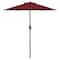 7.5ft. Outdoor Patio Market Umbrella with Hand Crank